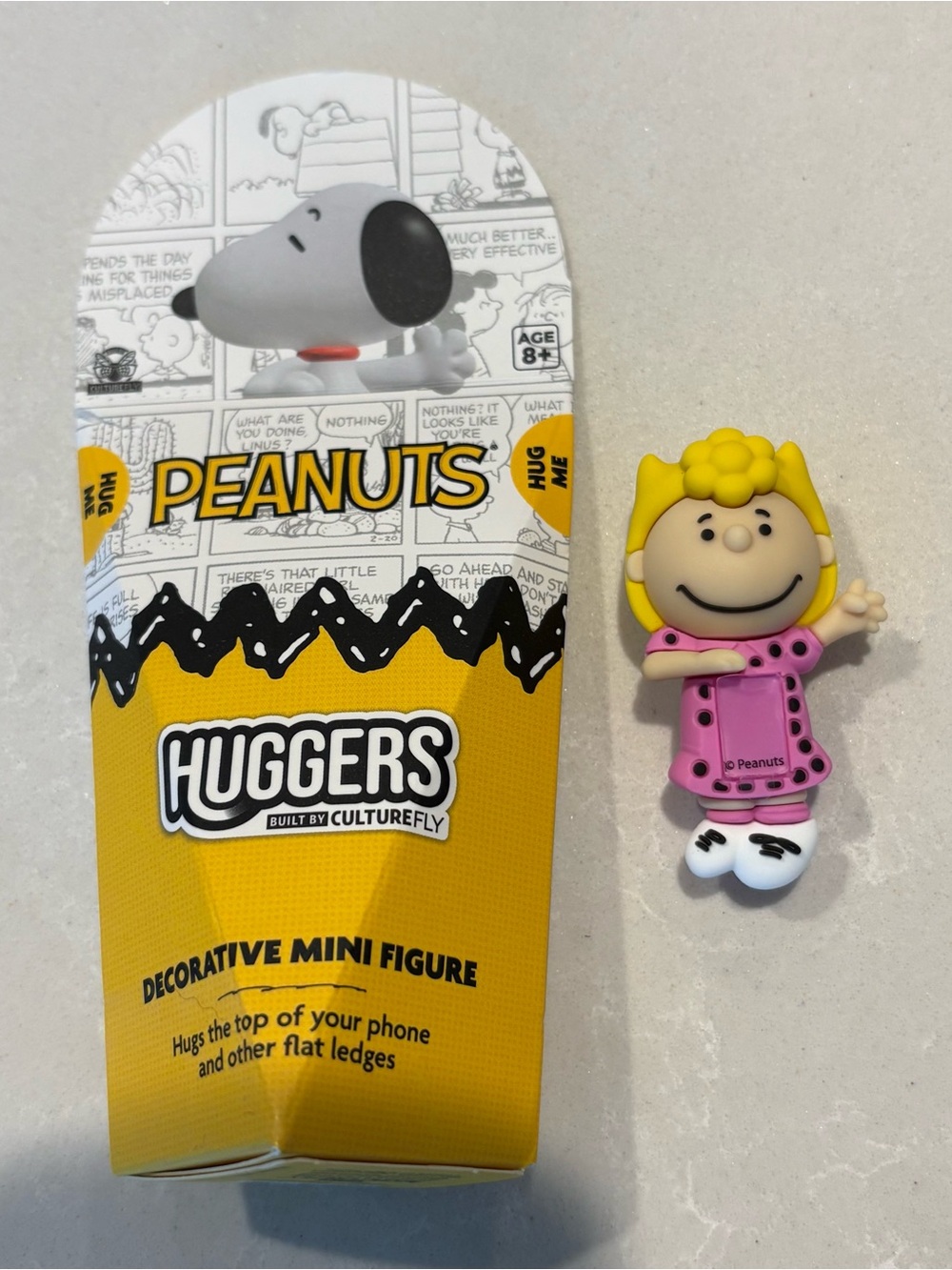 Peanuts Pink Sally Huggers Decorative Mini Figure - Peanuts